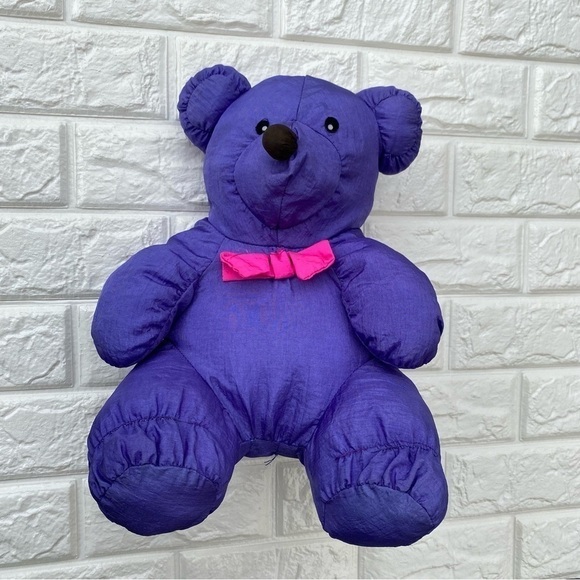 Fisher Price Vintage Puffalump purple bear - Picture 1 of 13